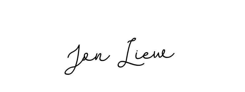 Create a beautiful signature design for name Jon Liew. With this signature (BallpointsItalic-DORy9) fonts, you can make a handwritten signature for free. Jon Liew signature style 11 images and pictures png