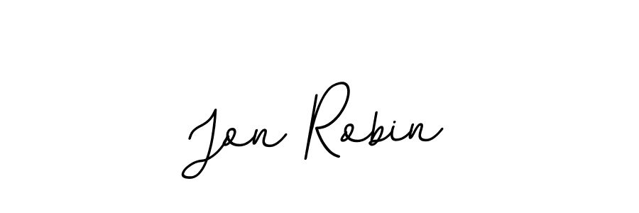 You should practise on your own different ways (BallpointsItalic-DORy9) to write your name (Jon Robin) in signature. don't let someone else do it for you. Jon Robin signature style 11 images and pictures png