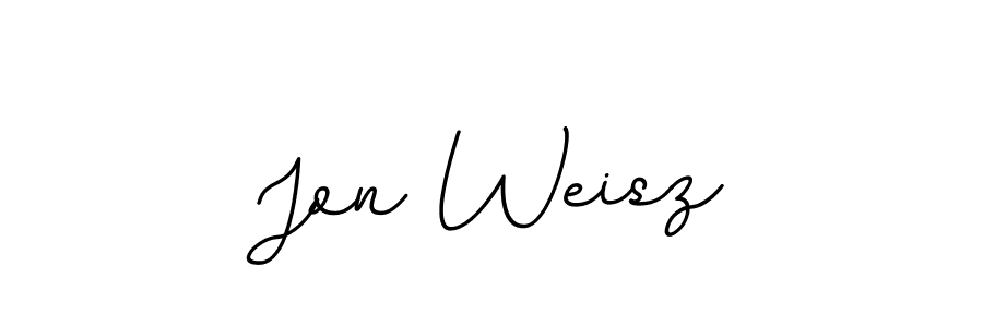 Make a beautiful signature design for name Jon Weisz. With this signature (BallpointsItalic-DORy9) style, you can create a handwritten signature for free. Jon Weisz signature style 11 images and pictures png