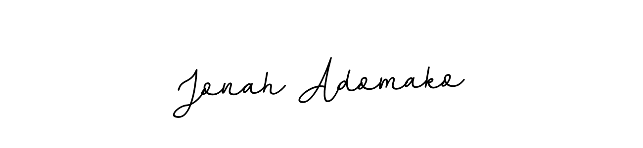 You should practise on your own different ways (BallpointsItalic-DORy9) to write your name (Jonah Adomako) in signature. don't let someone else do it for you. Jonah Adomako signature style 11 images and pictures png