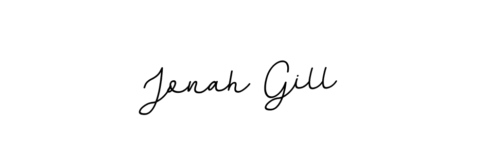 Make a beautiful signature design for name Jonah Gill. With this signature (BallpointsItalic-DORy9) style, you can create a handwritten signature for free. Jonah Gill signature style 11 images and pictures png