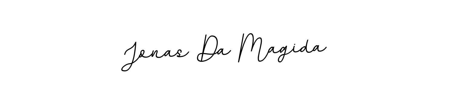 Jonas Da Magida stylish signature style. Best Handwritten Sign (BallpointsItalic-DORy9) for my name. Handwritten Signature Collection Ideas for my name Jonas Da Magida. Jonas Da Magida signature style 11 images and pictures png
