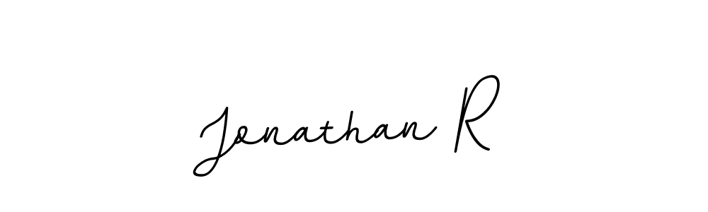 Jonathan R stylish signature style. Best Handwritten Sign (BallpointsItalic-DORy9) for my name. Handwritten Signature Collection Ideas for my name Jonathan R. Jonathan R signature style 11 images and pictures png