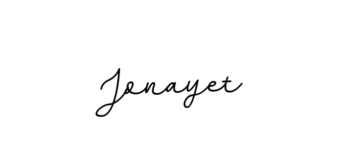 You should practise on your own different ways (BallpointsItalic-DORy9) to write your name (Jonayet) in signature. don't let someone else do it for you. Jonayet signature style 11 images and pictures png