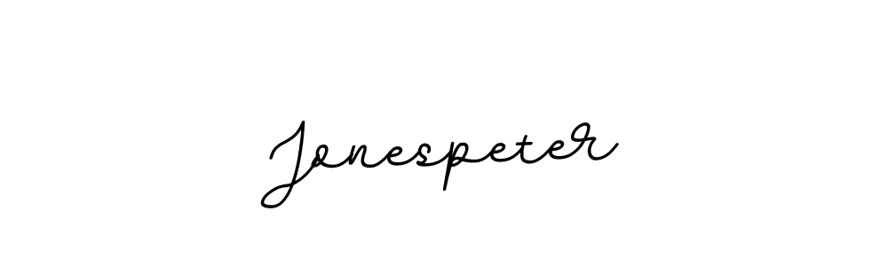 Design your own signature with our free online signature maker. With this signature software, you can create a handwritten (BallpointsItalic-DORy9) signature for name Jonespeter. Jonespeter signature style 11 images and pictures png