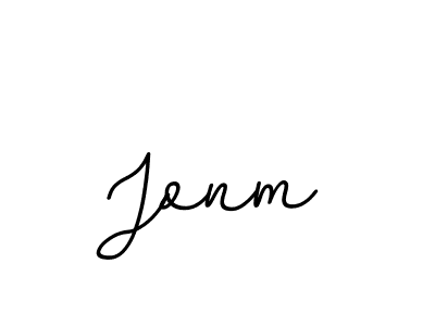 The best way (BallpointsItalic-DORy9) to make a short signature is to pick only two or three words in your name. The name Jonm include a total of six letters. For converting this name. Jonm signature style 11 images and pictures png