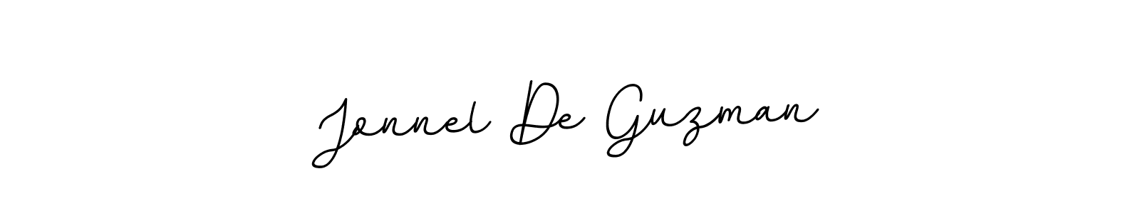 Make a beautiful signature design for name Jonnel De Guzman. With this signature (BallpointsItalic-DORy9) style, you can create a handwritten signature for free. Jonnel De Guzman signature style 11 images and pictures png