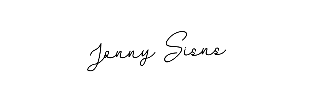 Make a beautiful signature design for name Jonny Sisns. With this signature (BallpointsItalic-DORy9) style, you can create a handwritten signature for free. Jonny Sisns signature style 11 images and pictures png