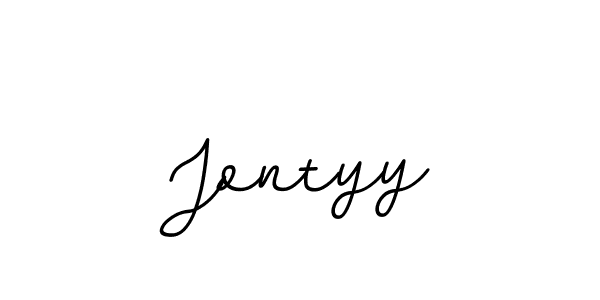 Create a beautiful signature design for name Jontyy. With this signature (BallpointsItalic-DORy9) fonts, you can make a handwritten signature for free. Jontyy signature style 11 images and pictures png