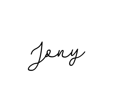 if you are searching for the best signature style for your name Jony. so please give up your signature search. here we have designed multiple signature styles  using BallpointsItalic-DORy9. Jony signature style 11 images and pictures png