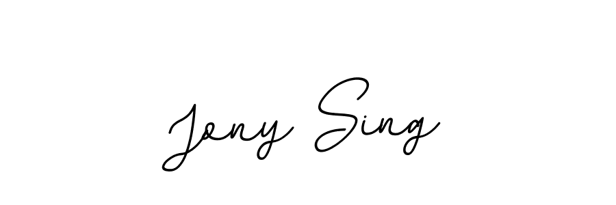 Make a beautiful signature design for name Jony Sing. Use this online signature maker to create a handwritten signature for free. Jony Sing signature style 11 images and pictures png