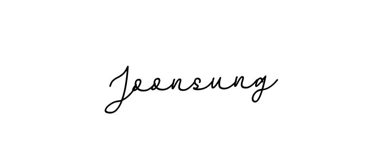 It looks lik you need a new signature style for name Joonsung. Design unique handwritten (BallpointsItalic-DORy9) signature with our free signature maker in just a few clicks. Joonsung signature style 11 images and pictures png