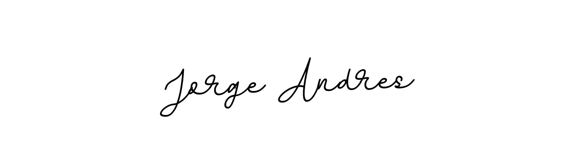 Jorge Andres stylish signature style. Best Handwritten Sign (BallpointsItalic-DORy9) for my name. Handwritten Signature Collection Ideas for my name Jorge Andres. Jorge Andres signature style 11 images and pictures png