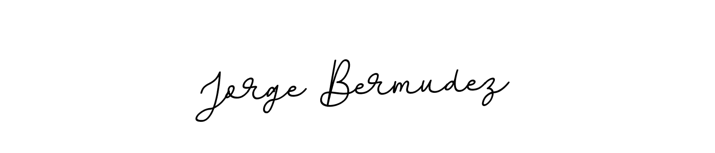 How to make Jorge Bermudez name signature. Use BallpointsItalic-DORy9 style for creating short signs online. This is the latest handwritten sign. Jorge Bermudez signature style 11 images and pictures png