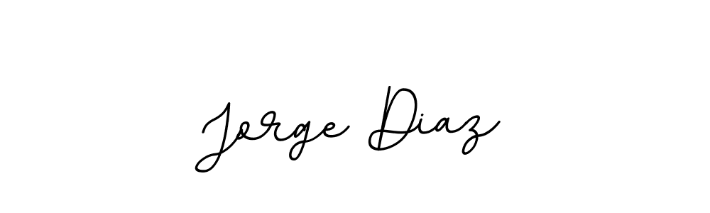 How to make Jorge Diaz name signature. Use BallpointsItalic-DORy9 style for creating short signs online. This is the latest handwritten sign. Jorge Diaz signature style 11 images and pictures png