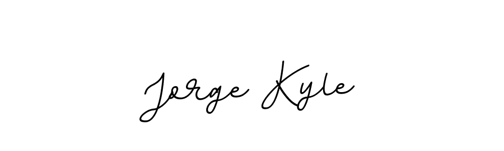 if you are searching for the best signature style for your name Jorge Kyle. so please give up your signature search. here we have designed multiple signature styles  using BallpointsItalic-DORy9. Jorge Kyle signature style 11 images and pictures png