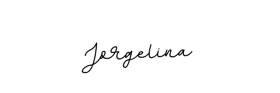 Jorgelina stylish signature style. Best Handwritten Sign (BallpointsItalic-DORy9) for my name. Handwritten Signature Collection Ideas for my name Jorgelina. Jorgelina signature style 11 images and pictures png