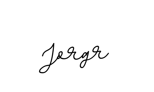 How to make Jorgr name signature. Use BallpointsItalic-DORy9 style for creating short signs online. This is the latest handwritten sign. Jorgr signature style 11 images and pictures png