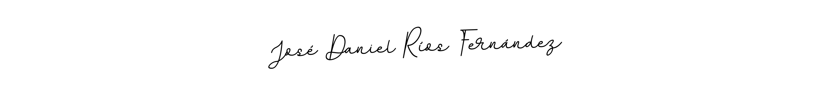 Make a beautiful signature design for name José Daniel Ríos Fernández. With this signature (BallpointsItalic-DORy9) style, you can create a handwritten signature for free. José Daniel Ríos Fernández signature style 11 images and pictures png