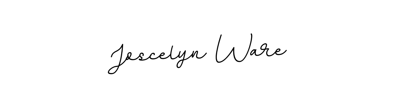 Joscelyn Ware stylish signature style. Best Handwritten Sign (BallpointsItalic-DORy9) for my name. Handwritten Signature Collection Ideas for my name Joscelyn Ware. Joscelyn Ware signature style 11 images and pictures png