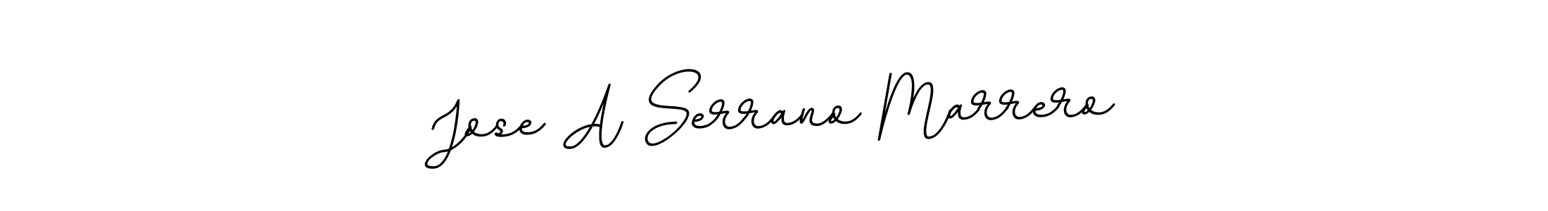 Jose A Serrano Marrero stylish signature style. Best Handwritten Sign (BallpointsItalic-DORy9) for my name. Handwritten Signature Collection Ideas for my name Jose A Serrano Marrero. Jose A Serrano Marrero signature style 11 images and pictures png