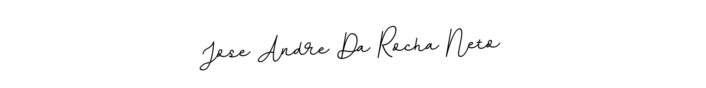 Design your own signature with our free online signature maker. With this signature software, you can create a handwritten (BallpointsItalic-DORy9) signature for name Jose Andre Da Rocha Neto. Jose Andre Da Rocha Neto signature style 11 images and pictures png