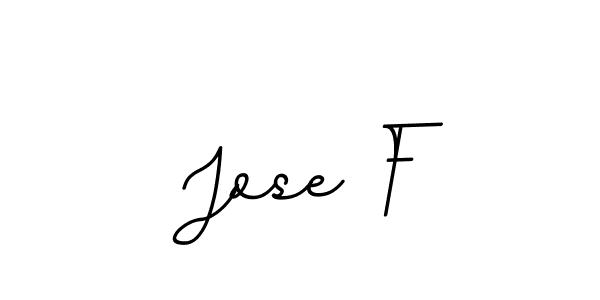 Jose F stylish signature style. Best Handwritten Sign (BallpointsItalic-DORy9) for my name. Handwritten Signature Collection Ideas for my name Jose F. Jose F signature style 11 images and pictures png