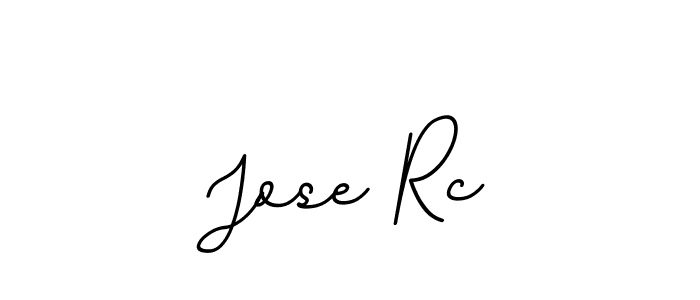 Create a beautiful signature design for name Jose Rc. With this signature (BallpointsItalic-DORy9) fonts, you can make a handwritten signature for free. Jose Rc signature style 11 images and pictures png