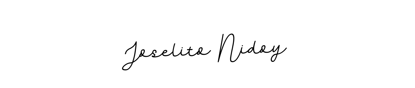 You should practise on your own different ways (BallpointsItalic-DORy9) to write your name (Joselito Nidoy) in signature. don't let someone else do it for you. Joselito Nidoy signature style 11 images and pictures png