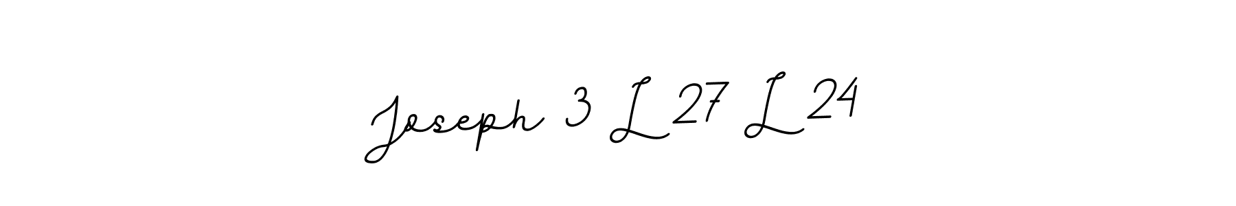 It looks lik you need a new signature style for name Joseph 3 L 27 L 24. Design unique handwritten (BallpointsItalic-DORy9) signature with our free signature maker in just a few clicks. Joseph 3 L 27 L 24 signature style 11 images and pictures png