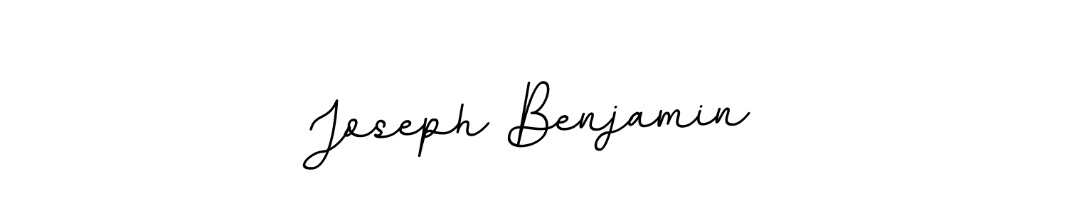 Use a signature maker to create a handwritten signature online. With this signature software, you can design (BallpointsItalic-DORy9) your own signature for name Joseph Benjamin. Joseph Benjamin signature style 11 images and pictures png