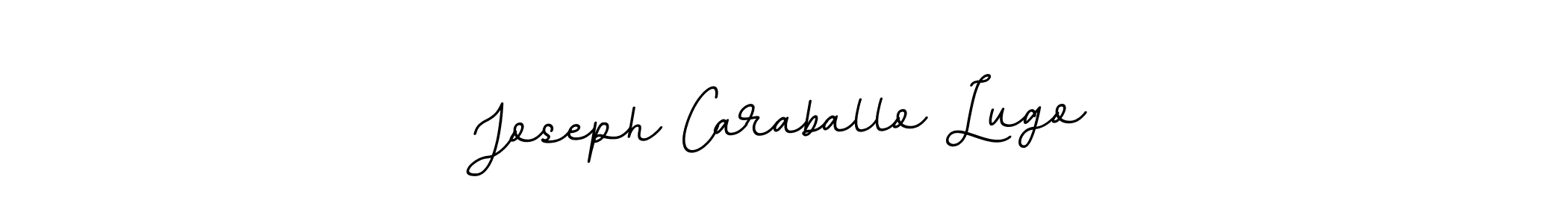 The best way (BallpointsItalic-DORy9) to make a short signature is to pick only two or three words in your name. The name Joseph Caraballo Lugo include a total of six letters. For converting this name. Joseph Caraballo Lugo signature style 11 images and pictures png