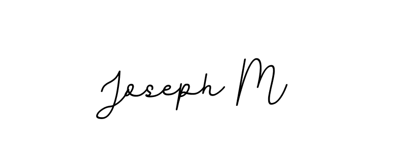 The best way (BallpointsItalic-DORy9) to make a short signature is to pick only two or three words in your name. The name Joseph M include a total of six letters. For converting this name. Joseph M signature style 11 images and pictures png