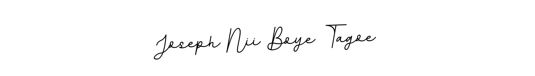 Make a beautiful signature design for name Joseph Nii Boye Tagoe. With this signature (BallpointsItalic-DORy9) style, you can create a handwritten signature for free. Joseph Nii Boye Tagoe signature style 11 images and pictures png