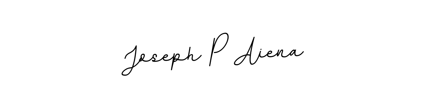 You should practise on your own different ways (BallpointsItalic-DORy9) to write your name (Joseph P Aiena) in signature. don't let someone else do it for you. Joseph P Aiena signature style 11 images and pictures png
