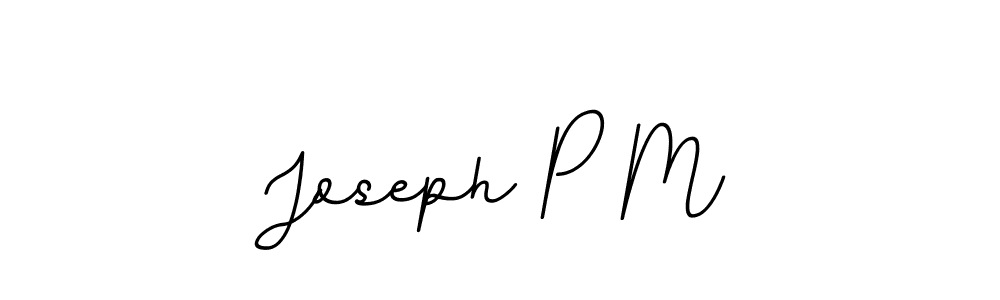 Create a beautiful signature design for name Joseph P M. With this signature (BallpointsItalic-DORy9) fonts, you can make a handwritten signature for free. Joseph P M signature style 11 images and pictures png