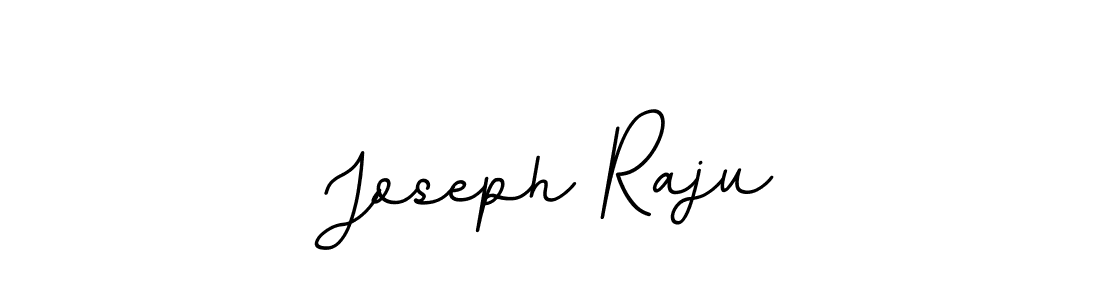 How to make Joseph Raju name signature. Use BallpointsItalic-DORy9 style for creating short signs online. This is the latest handwritten sign. Joseph Raju signature style 11 images and pictures png