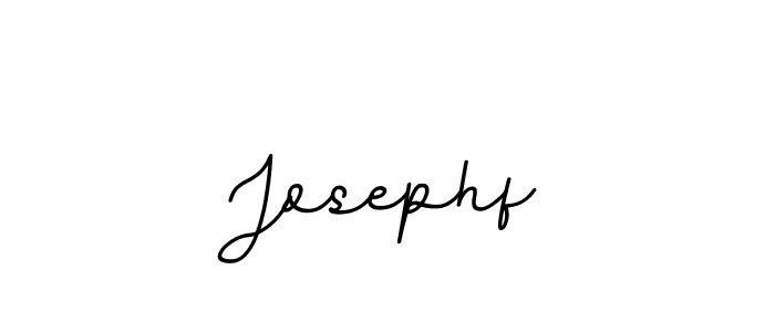 Use a signature maker to create a handwritten signature online. With this signature software, you can design (BallpointsItalic-DORy9) your own signature for name Josephf. Josephf signature style 11 images and pictures png