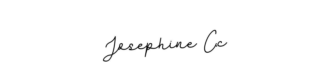 The best way (BallpointsItalic-DORy9) to make a short signature is to pick only two or three words in your name. The name Josephine C.c include a total of six letters. For converting this name. Josephine C.c signature style 11 images and pictures png