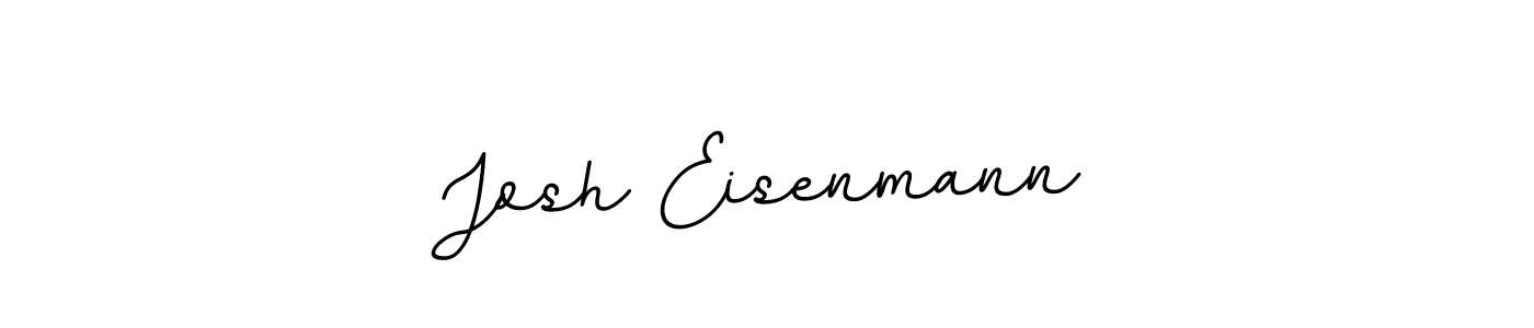 Use a signature maker to create a handwritten signature online. With this signature software, you can design (BallpointsItalic-DORy9) your own signature for name Josh Eisenmann. Josh Eisenmann signature style 11 images and pictures png