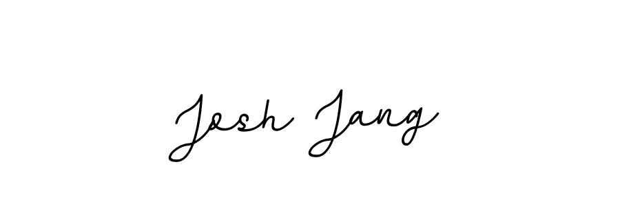 Use a signature maker to create a handwritten signature online. With this signature software, you can design (BallpointsItalic-DORy9) your own signature for name Josh Jang. Josh Jang signature style 11 images and pictures png