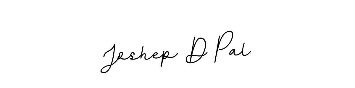 The best way (BallpointsItalic-DORy9) to make a short signature is to pick only two or three words in your name. The name Joshep D Pal include a total of six letters. For converting this name. Joshep D Pal signature style 11 images and pictures png