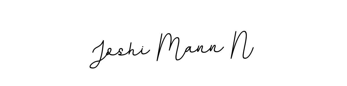 Joshi Mann N stylish signature style. Best Handwritten Sign (BallpointsItalic-DORy9) for my name. Handwritten Signature Collection Ideas for my name Joshi Mann N. Joshi Mann N signature style 11 images and pictures png