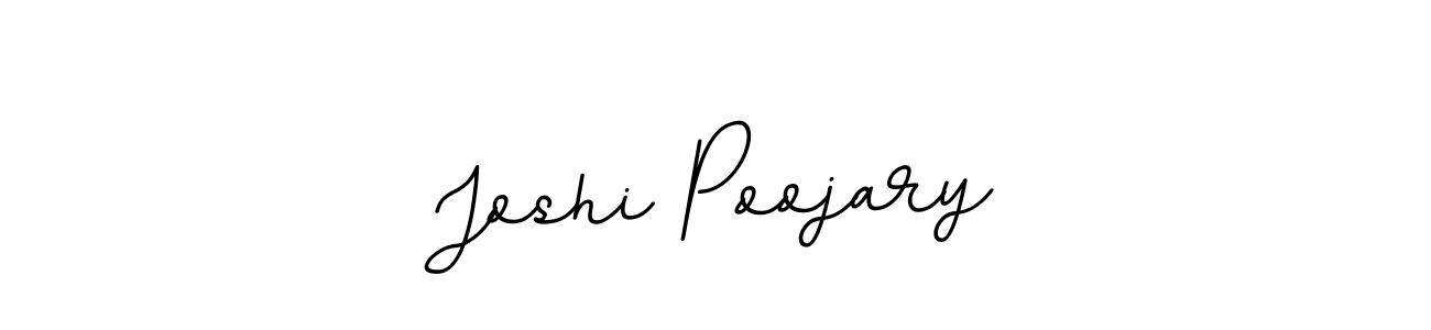 Joshi Poojary stylish signature style. Best Handwritten Sign (BallpointsItalic-DORy9) for my name. Handwritten Signature Collection Ideas for my name Joshi Poojary. Joshi Poojary signature style 11 images and pictures png