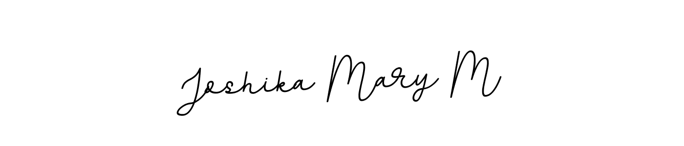 BallpointsItalic-DORy9 is a professional signature style that is perfect for those who want to add a touch of class to their signature. It is also a great choice for those who want to make their signature more unique. Get Joshika Mary M name to fancy signature for free. Joshika Mary M signature style 11 images and pictures png