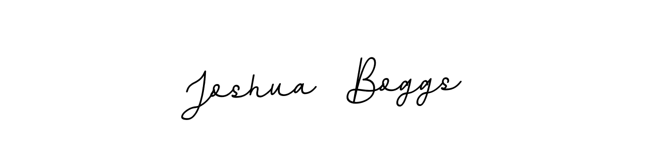 How to make Joshua  Boggs name signature. Use BallpointsItalic-DORy9 style for creating short signs online. This is the latest handwritten sign. Joshua  Boggs signature style 11 images and pictures png