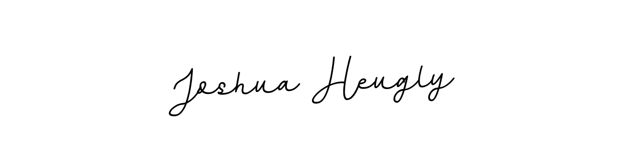 How to make Joshua Heugly name signature. Use BallpointsItalic-DORy9 style for creating short signs online. This is the latest handwritten sign. Joshua Heugly signature style 11 images and pictures png