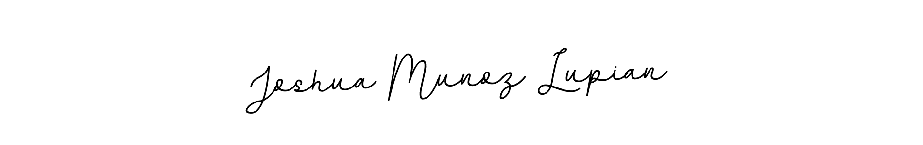 Make a beautiful signature design for name Joshua Munoz Lupian. With this signature (BallpointsItalic-DORy9) style, you can create a handwritten signature for free. Joshua Munoz Lupian signature style 11 images and pictures png