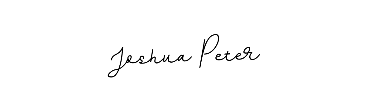 You should practise on your own different ways (BallpointsItalic-DORy9) to write your name (Joshua Peter) in signature. don't let someone else do it for you. Joshua Peter signature style 11 images and pictures png