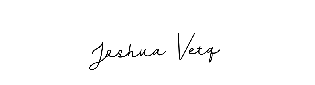 The best way (BallpointsItalic-DORy9) to make a short signature is to pick only two or three words in your name. The name Joshua Vetq include a total of six letters. For converting this name. Joshua Vetq signature style 11 images and pictures png